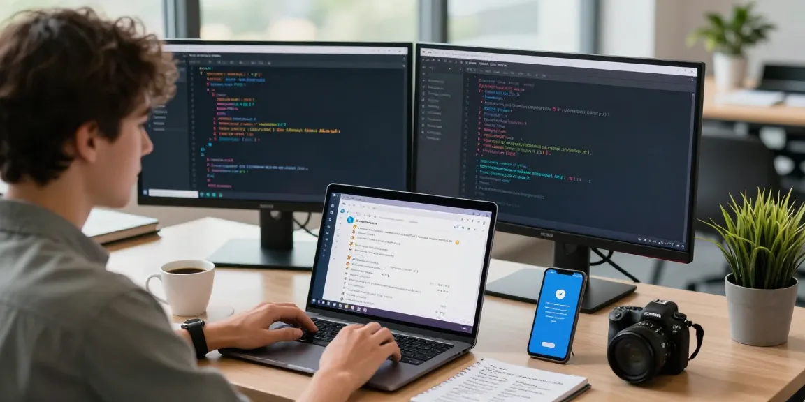 Engaging workspace demonstrating the use of telegram china web version for seamless communication.