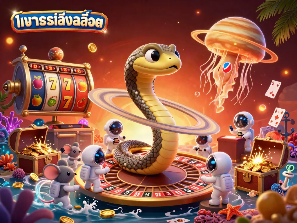 เกมสล็อตทดลองเล่นสุดสนุก พร้อมเจ้ามืออวกาศที่น่าตื่นเต้น!