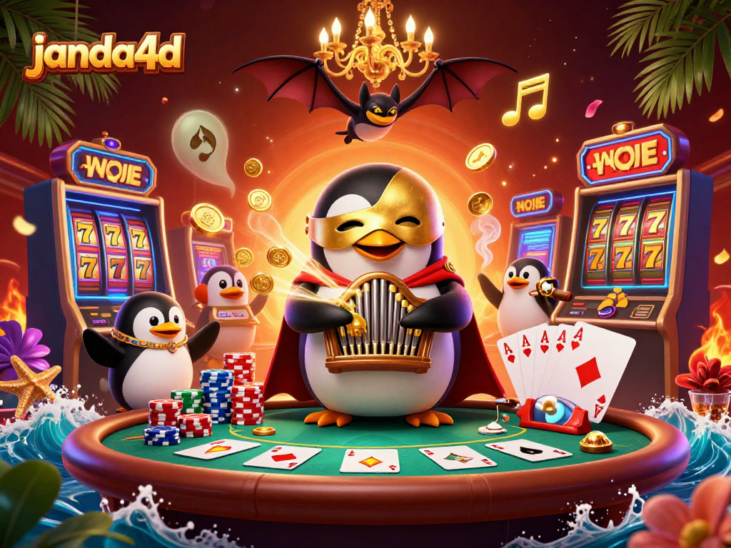 Janda4D menghadirkan suasana kasino ceria dengan slot dan poker yang menggugah selera.