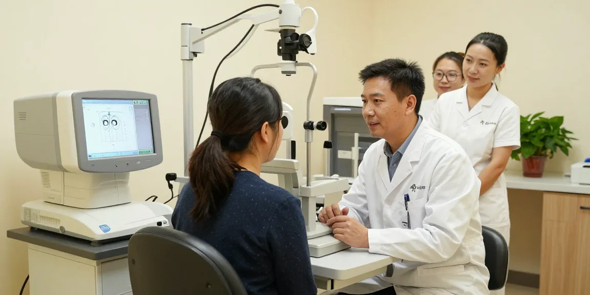 Patient consulting at SNU Eye Clinic in Seoul for vision correction