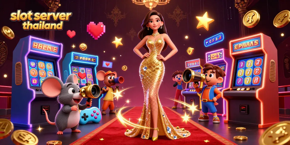Engage with the vibrant scenes showcasing slot server thailand, featuring rich 3D characters, game elements, and visual energy.