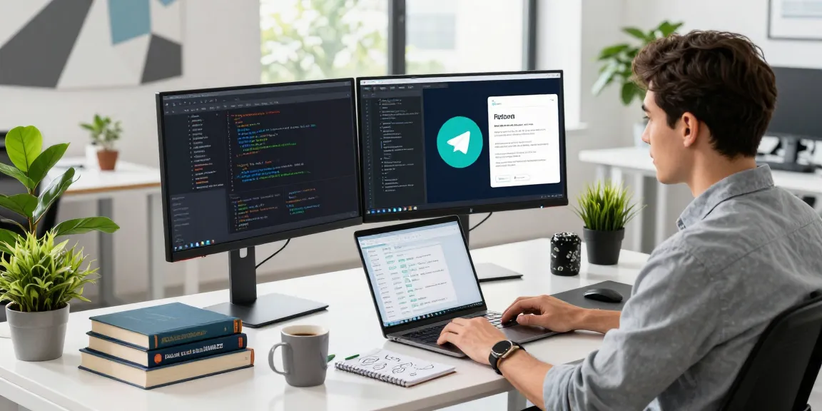 Professional developer in a workspace showcasing the 纸飞机中文版 as part of a coding environment.
