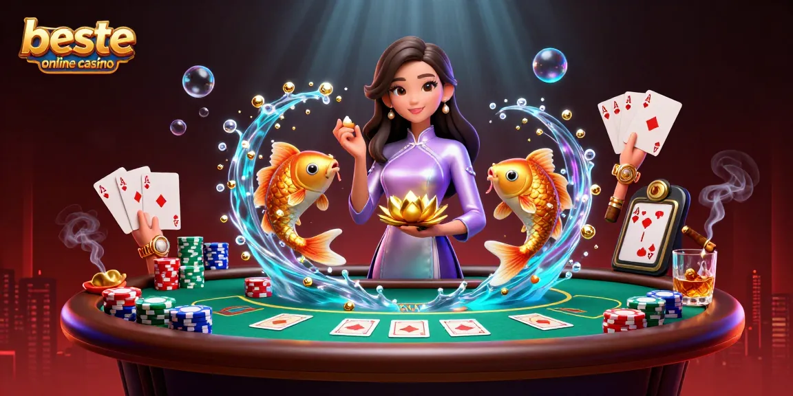 Experience the beste online casino with vibrant gaming, elegant visuals, and dynamic gambling elements.