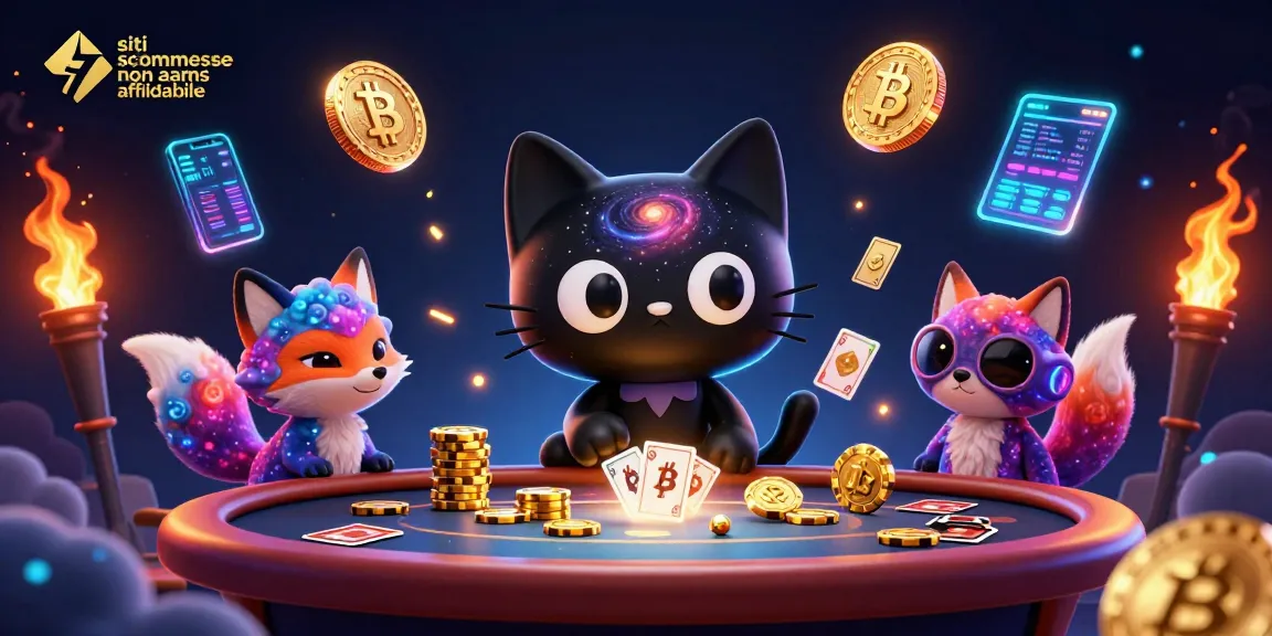 Siti scommesse non AAMS affidabile: esperienza di gioco coinvolgente con un gatto nero e un'energia colorata