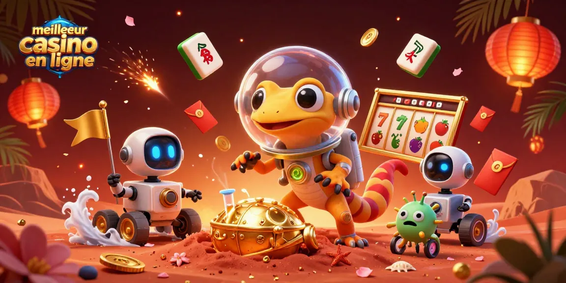 Gagnez au meilleur casino en ligne avec un jeu de machines à sous captivant et des personnages animés.