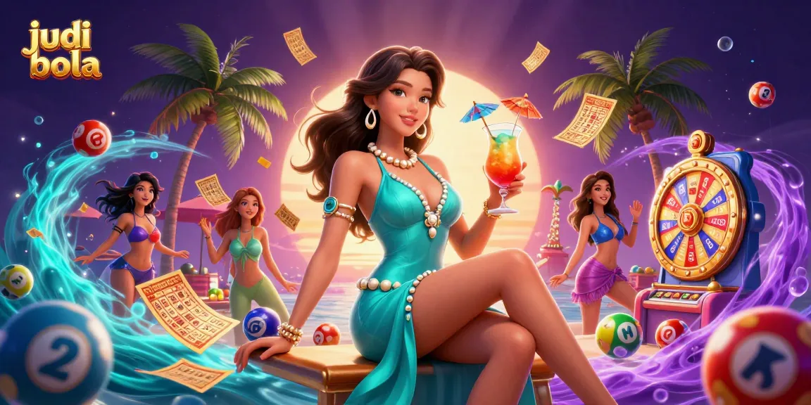 Engage in judi bola excitement with a glamorous tropical theme and dynamic game elements.