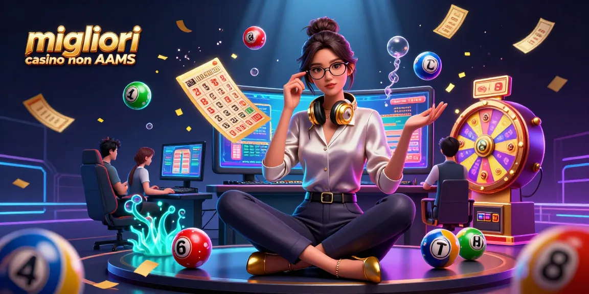 Vivi azioni emozionanti nei migliori casino non AAMS con elementi di gioco vivaci e un giocatore professionista.