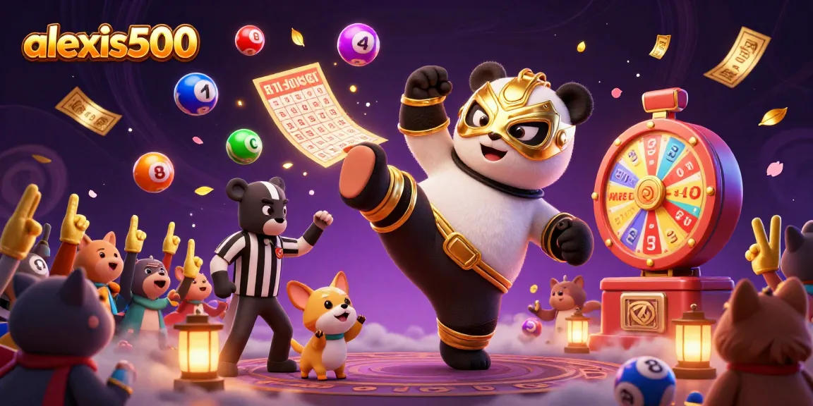 Engage with alexis500's vibrant lottery scene featuring dynamic gaming action and lively animal spectators.