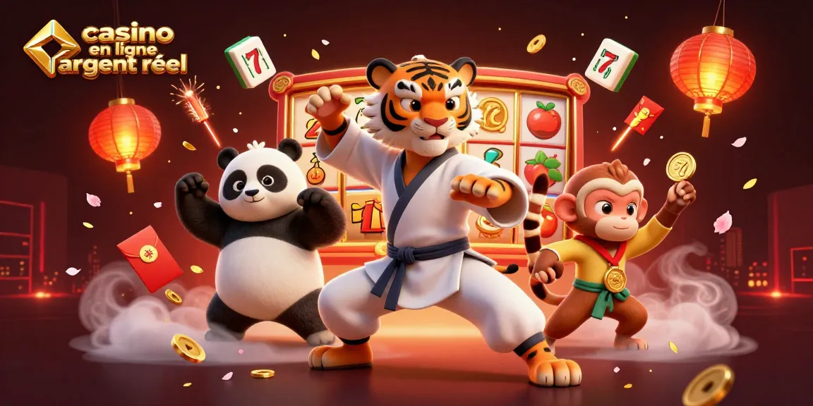 Explorez le monde du casino en ligne argent réel avec ce visuel captivant mettant en scène un tigre maître.