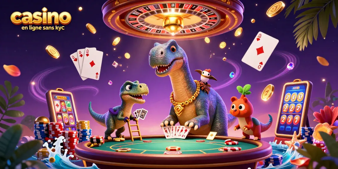 Jouez à des jeux de casino en ligne sans KYC pour profiter d'une expérience sécurisée et rapide.