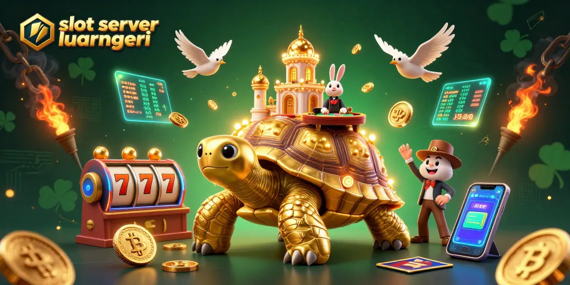 Experience a dynamic gaming atmosphere with slot server luar negeri featuring cartoon characters and glowing crypto coins.