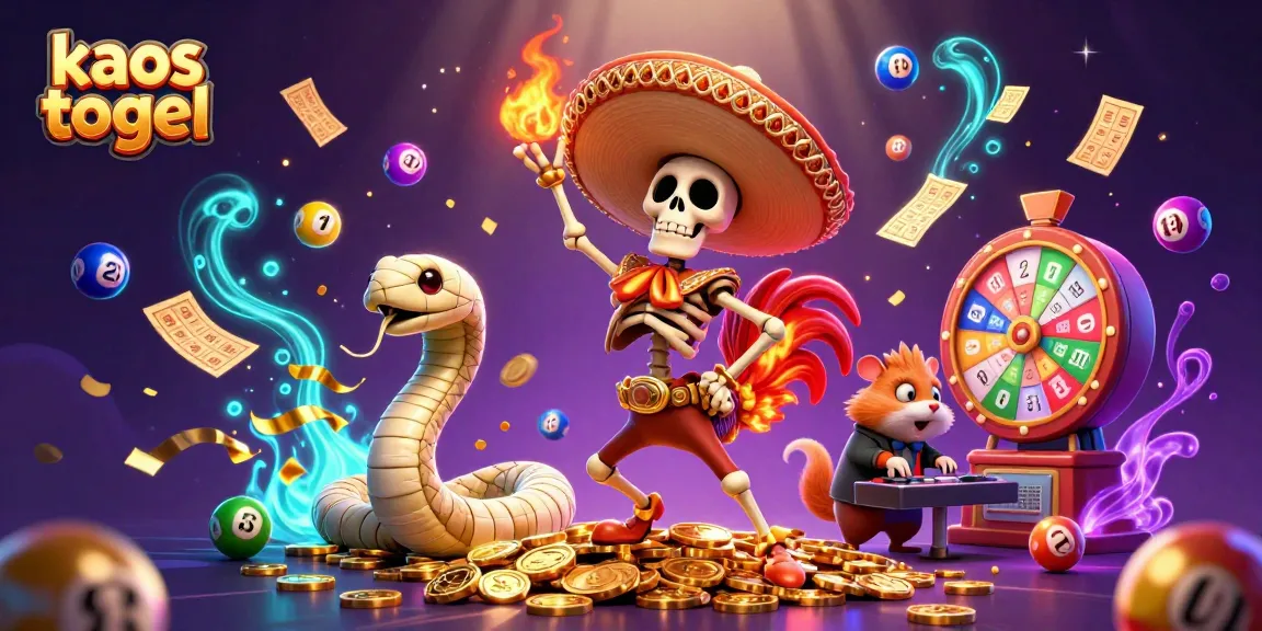 Experience thrilling kaos togel action with vibrant 3D characters and dynamic game elements in an electrifying scene.