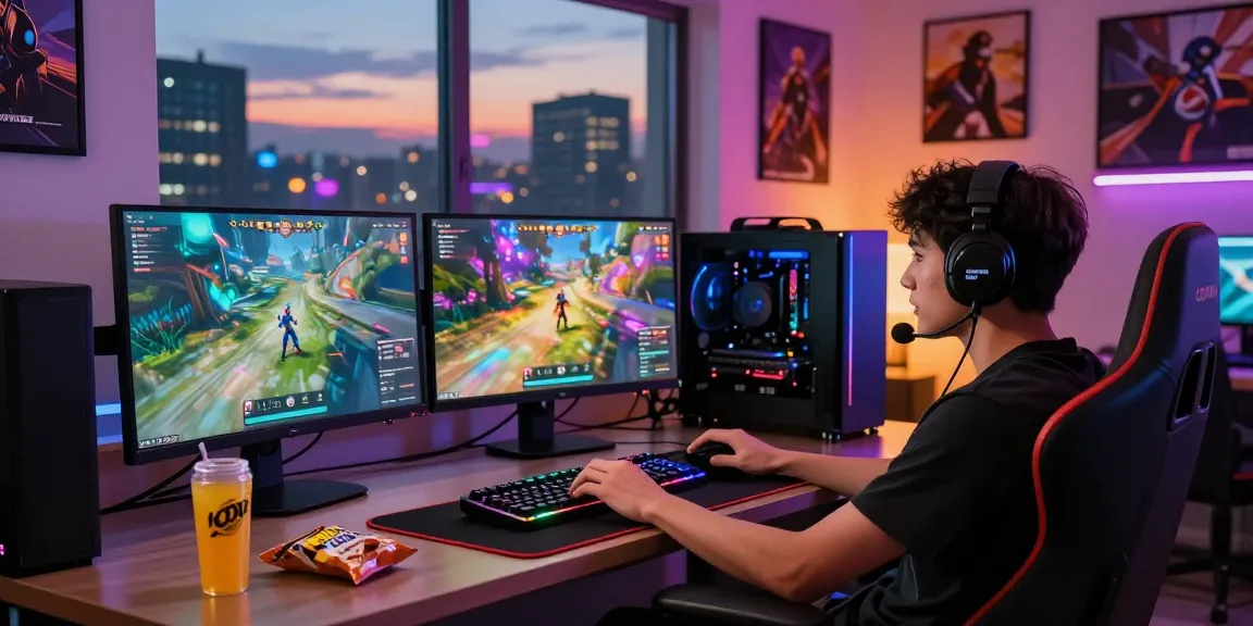 Immersive gaming experience with pakde4d platform showcasing vibrant visuals and modern setups.