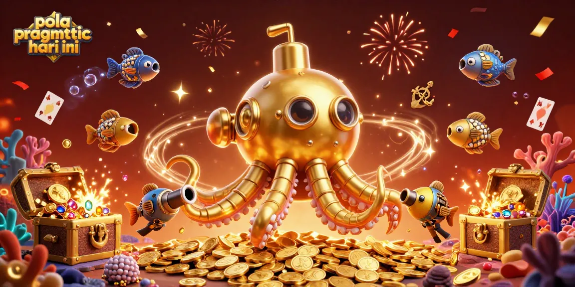 Win big with pola pragmatic hari ini as the golden kraken submarines through a treasure sea.
